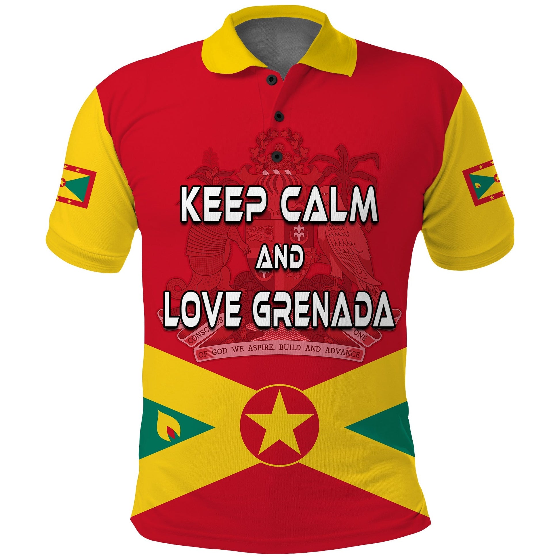 Grenada Polo Shirt Keep Calm and Love Grenada
