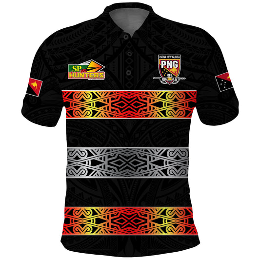 The Hunters PNG Polo Shirt Papua New Guinea Hunters Rugby