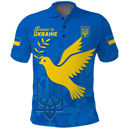 Custom Ukraine Polo Shirt Always Style Camouflage