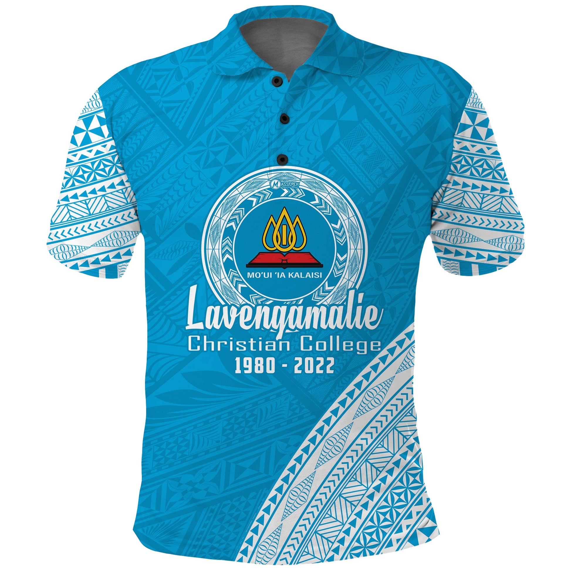 Lavengamalie College Tonga Polo Shirt Happy 42nd Anniversary
