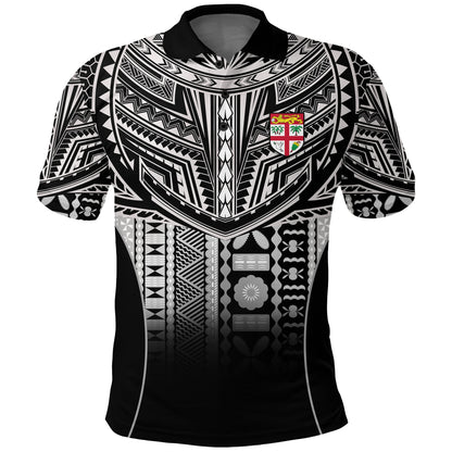 Fiji Faithful Polo Shirt Version Black