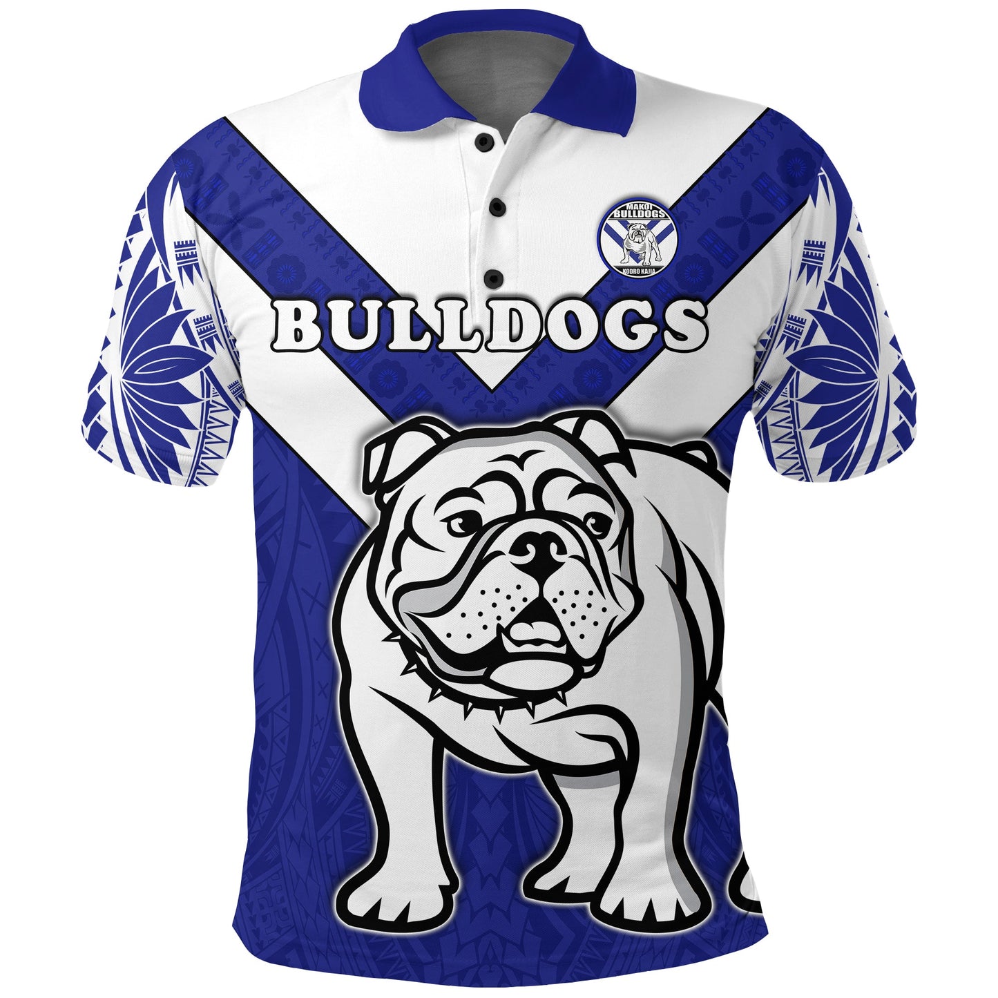 Spirit Bulldogs Polo Shirt Makoi Fiji Rugby
