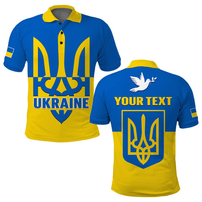 Custom Ukraine Polo Shirt Stand With Ukrainian Simple Style