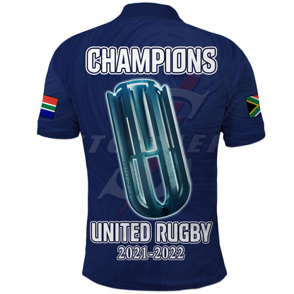 Stormers South Africa Rugby Polo Shirt We Are The Champions URC Unity