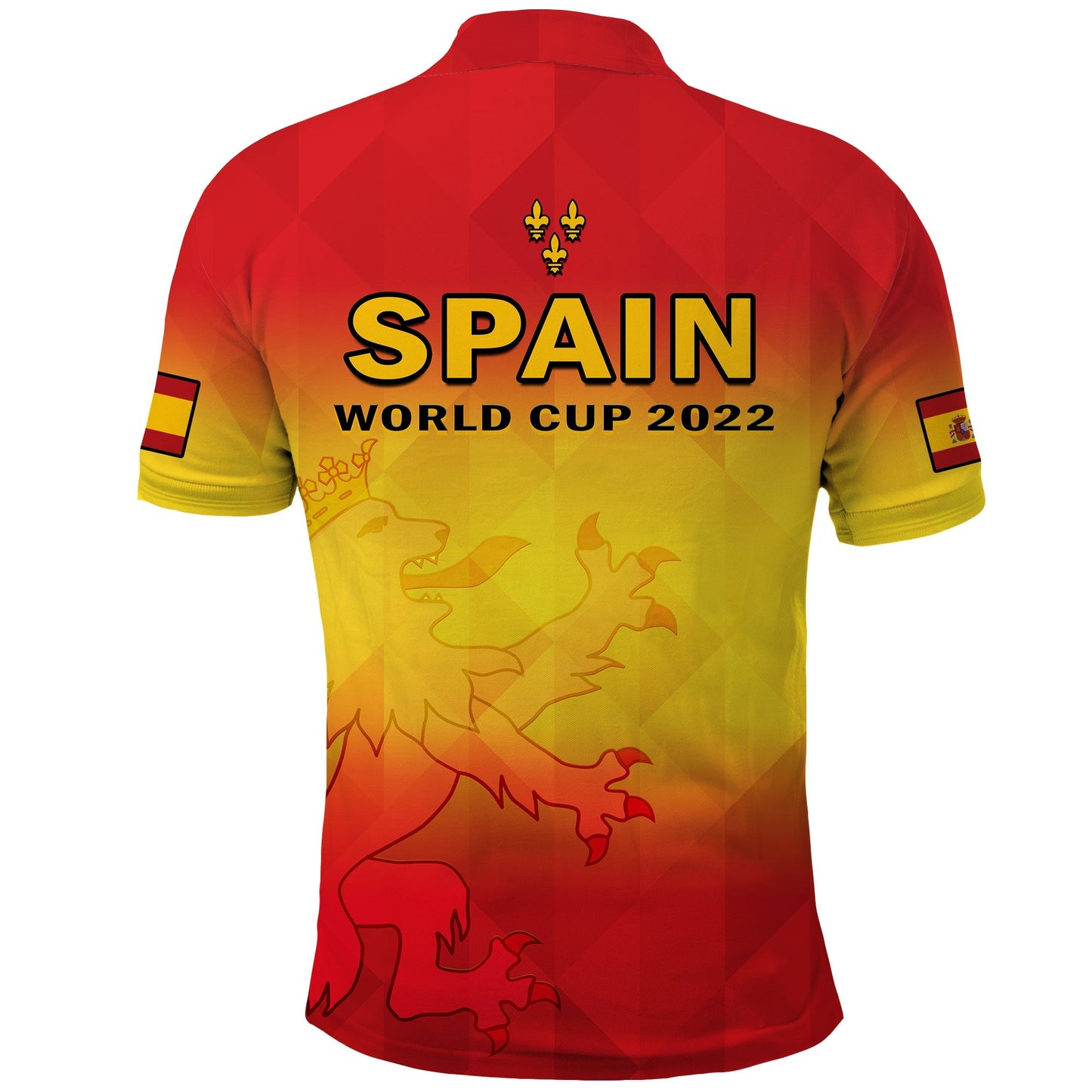 Spain Football Polo Shirt La Roja Football 2022