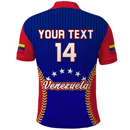 (Custom Text And Number) Venezuela Polo Shirt 2023 Baseball Sporty Version