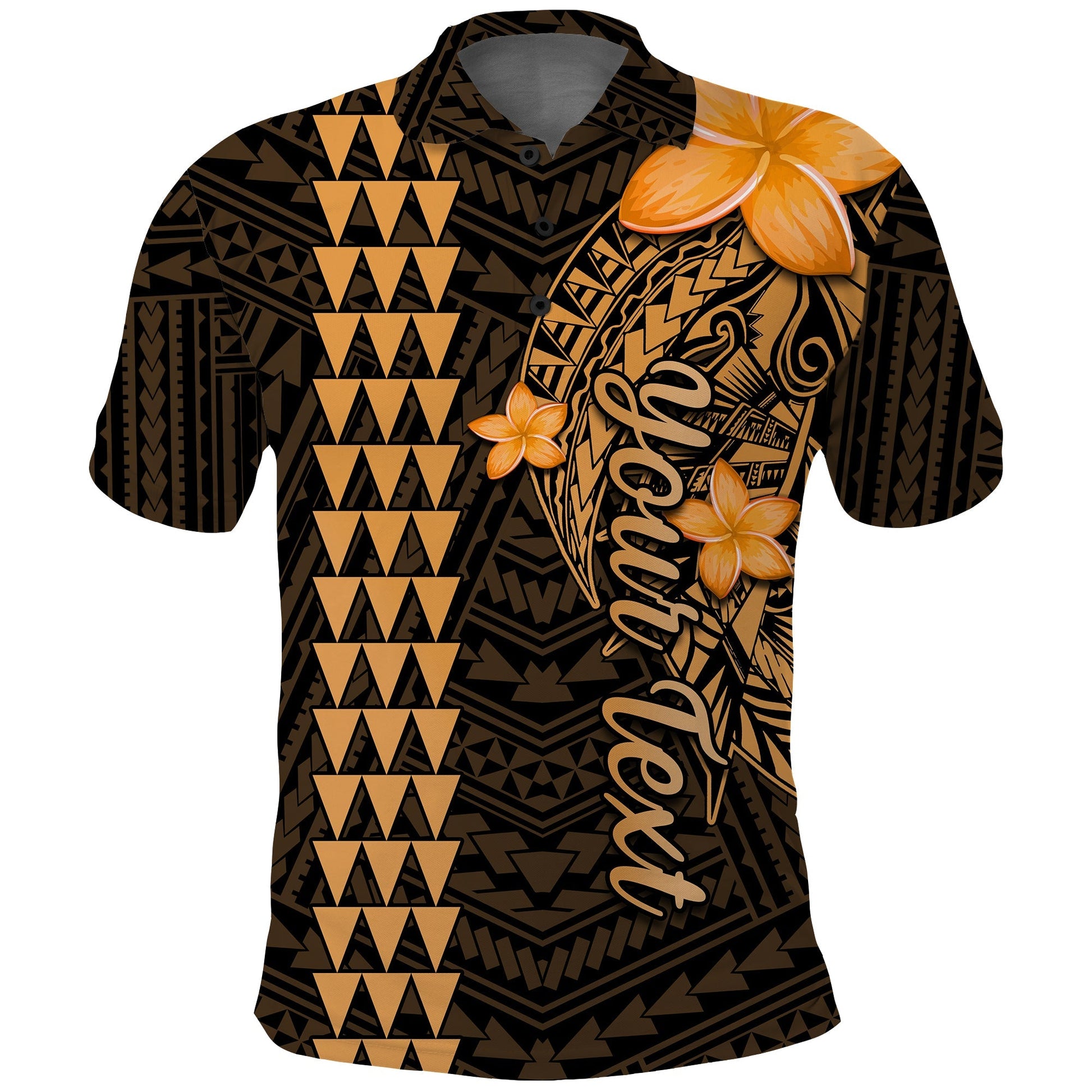 Custom Personalised Hawaii Polo Shirt Kakau Kanaka Maoli Combine Polynesian Shark Ver.01