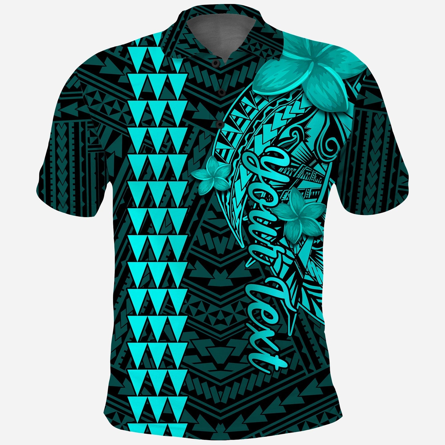 Custom Personalised Hawaii Polo Shirt Kakau Kanaka Maoli Combine Polynesian Shark Ver.04