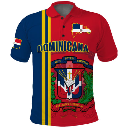 Dominican Republic Polo Shirt Happy 179 Years Of Independence