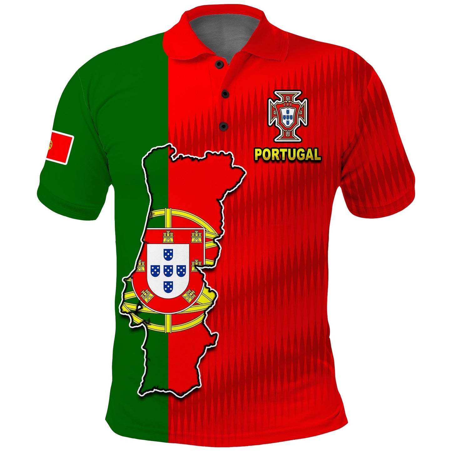 Portugal Polo Shirt Football 2022 Style Flag Portuguese Champions