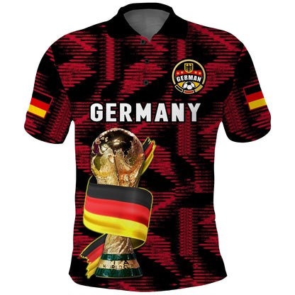 (Custom Text And Number) Germany Football Polo Shirt Football 2022 Champions