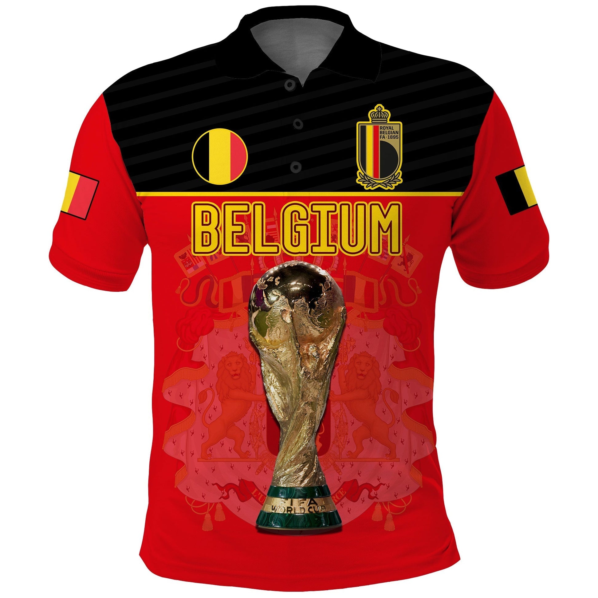 Belgium Polo Shirt Football 2022 De Rode Duivels Sporty Style