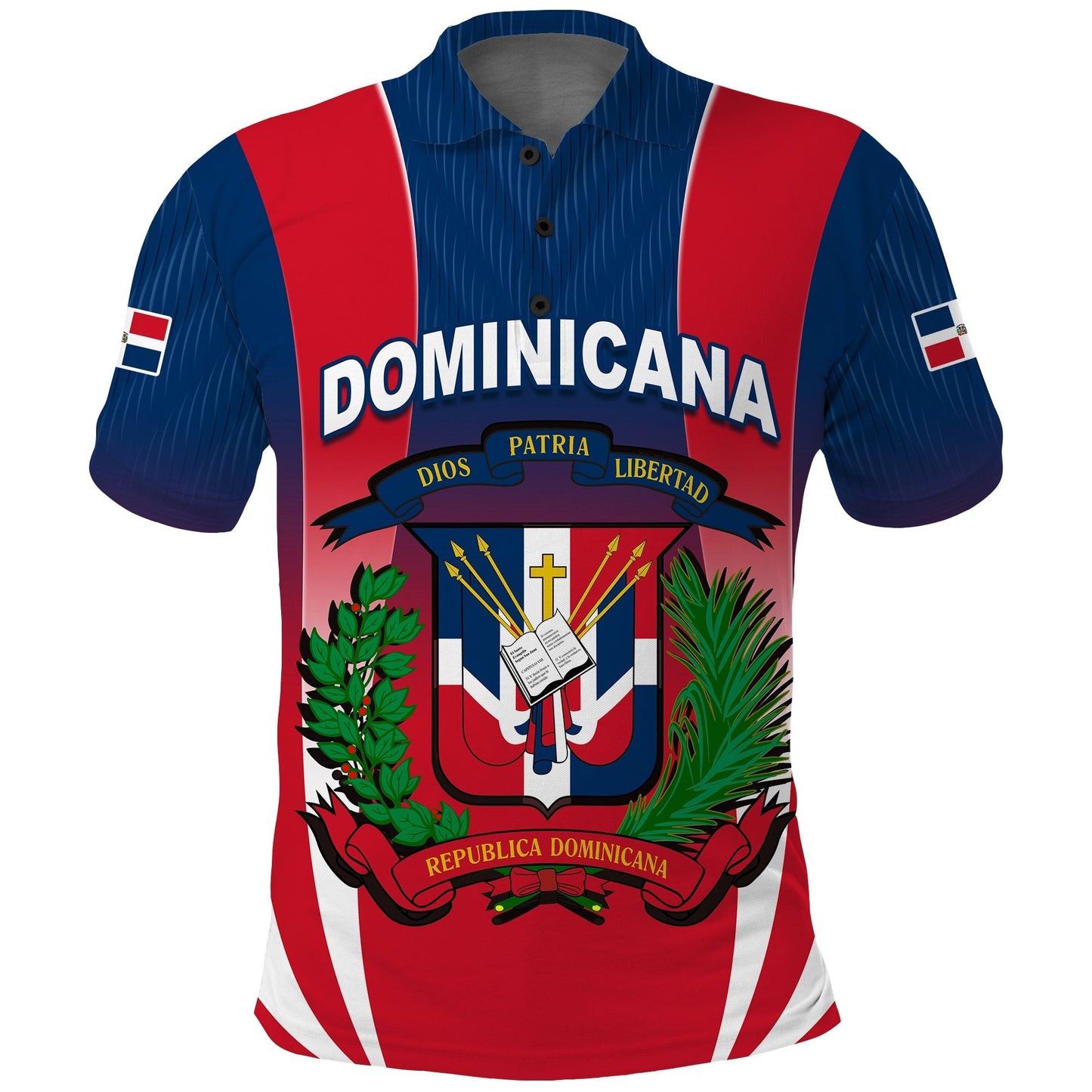Dominican Republic Polo Shirt Dominicana Style Sporty