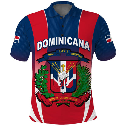Dominican Republic Polo Shirt Dominicana Style Sporty