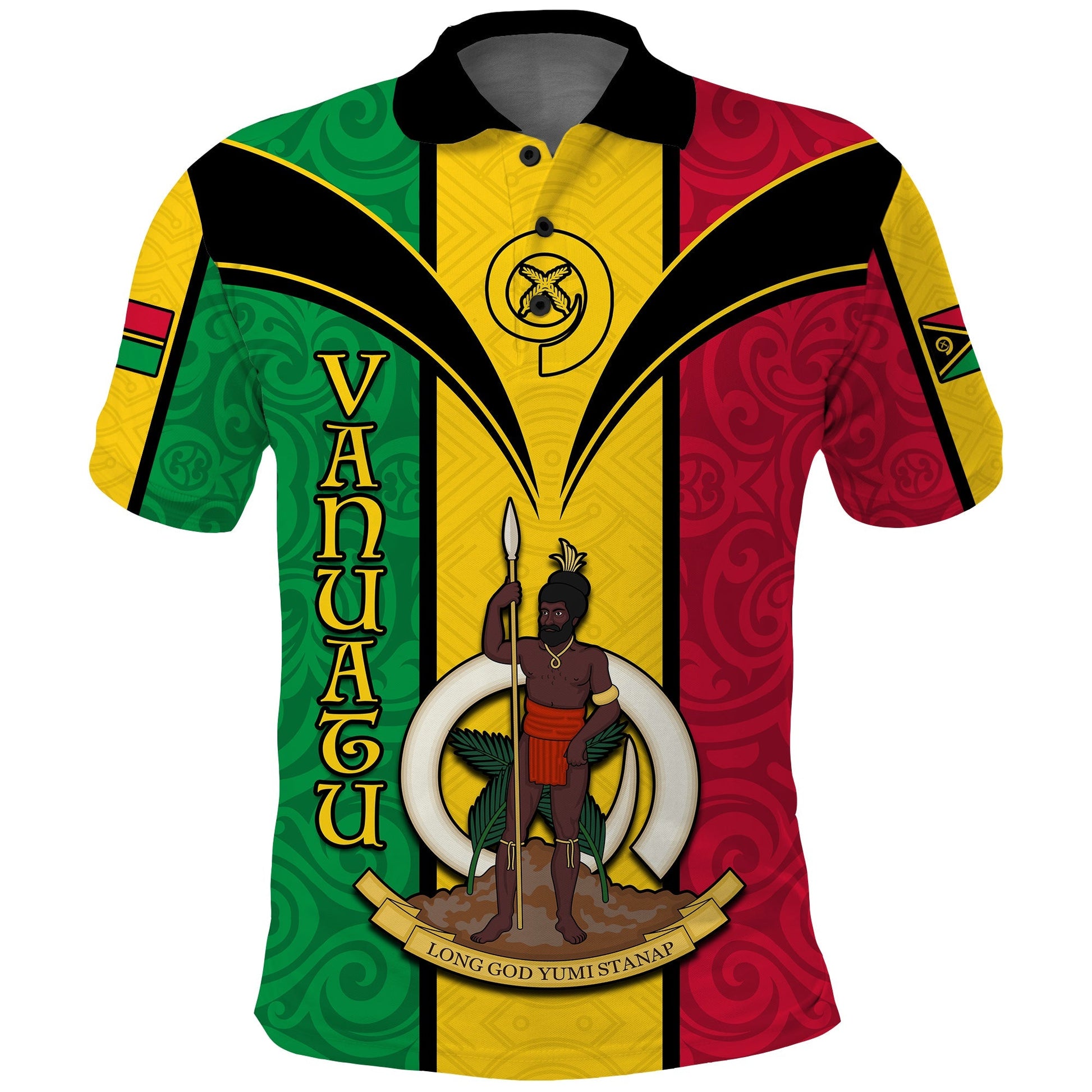 Vanuatu Polo Shirt Pig Tusk Polynesian