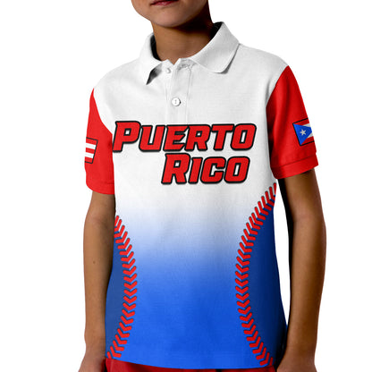 (Custom Text And Number) Puerto Rico Polo Shirt 2023 Baseball Sporty Version