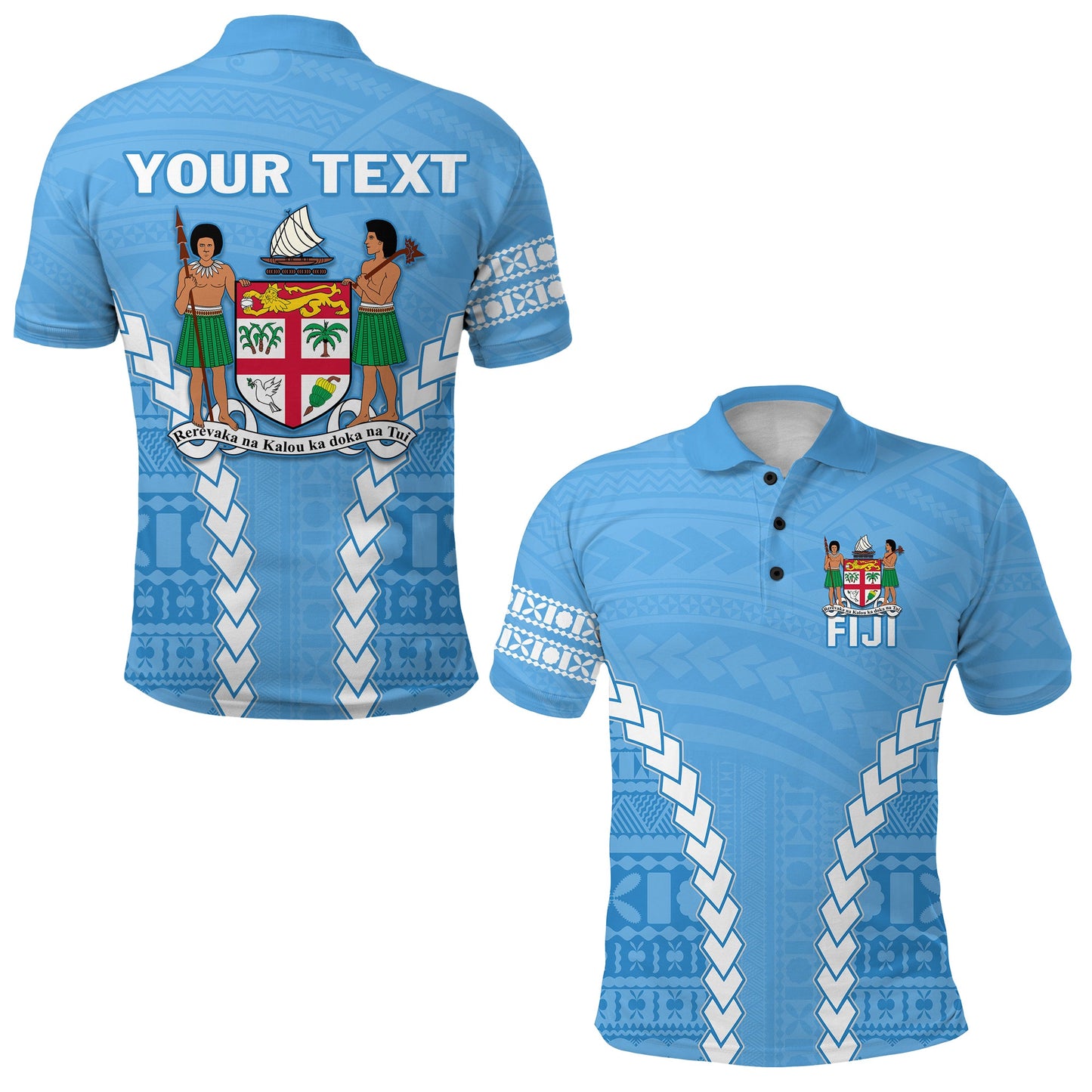 Custom Personalised Fiji Impressive Polo Shirt 2021 Polynesian