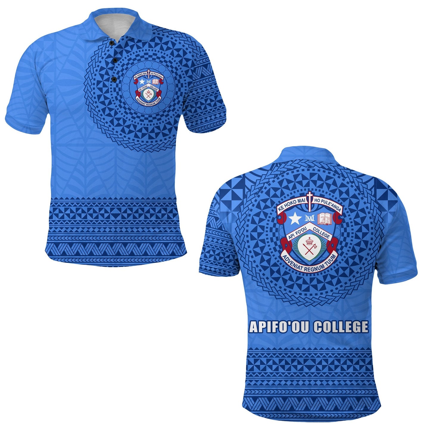APIFO'OU COLLEGE Polo Shirt Polynesian Tonga