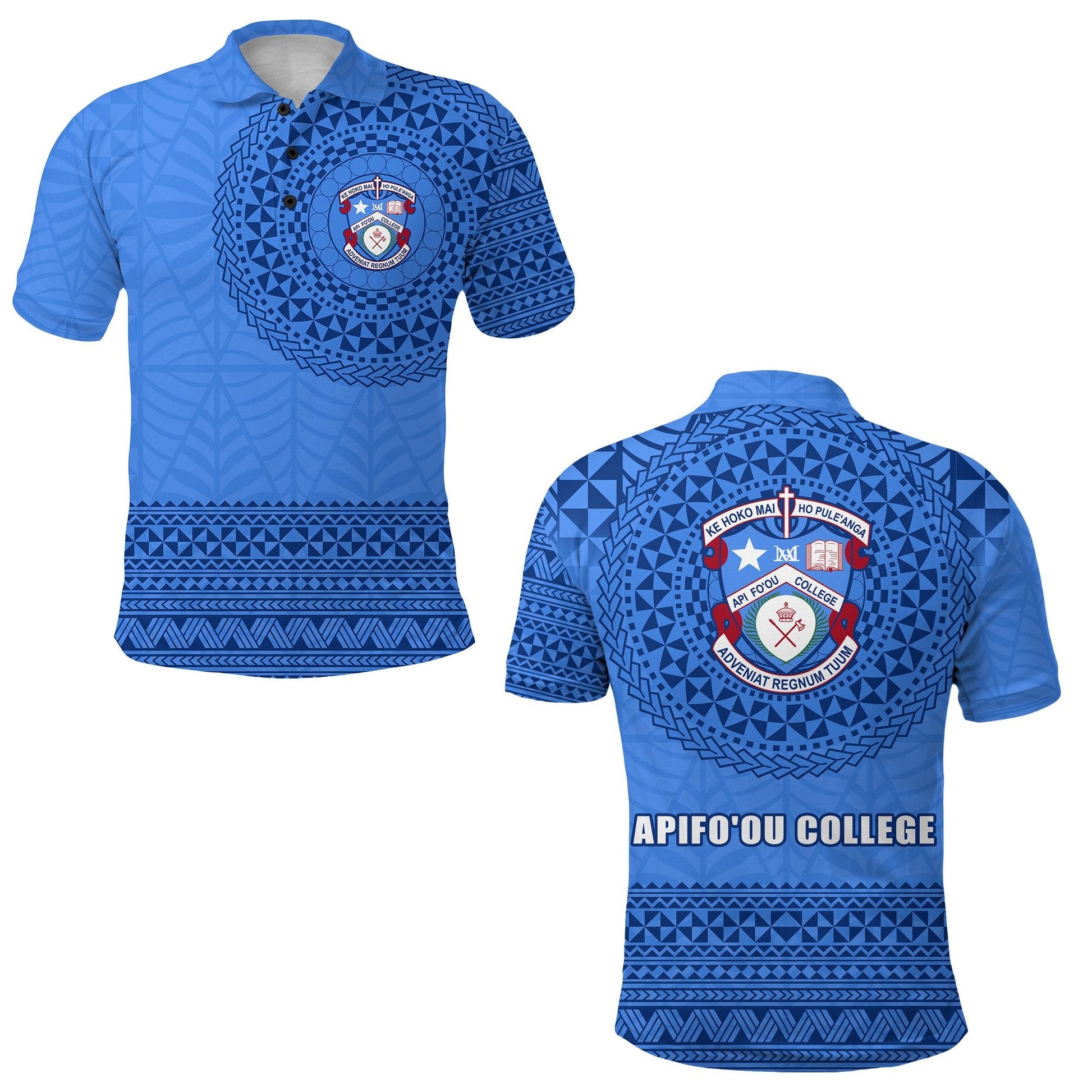 APIFO'OU COLLEGE Polo Shirt Polynesian Tonga