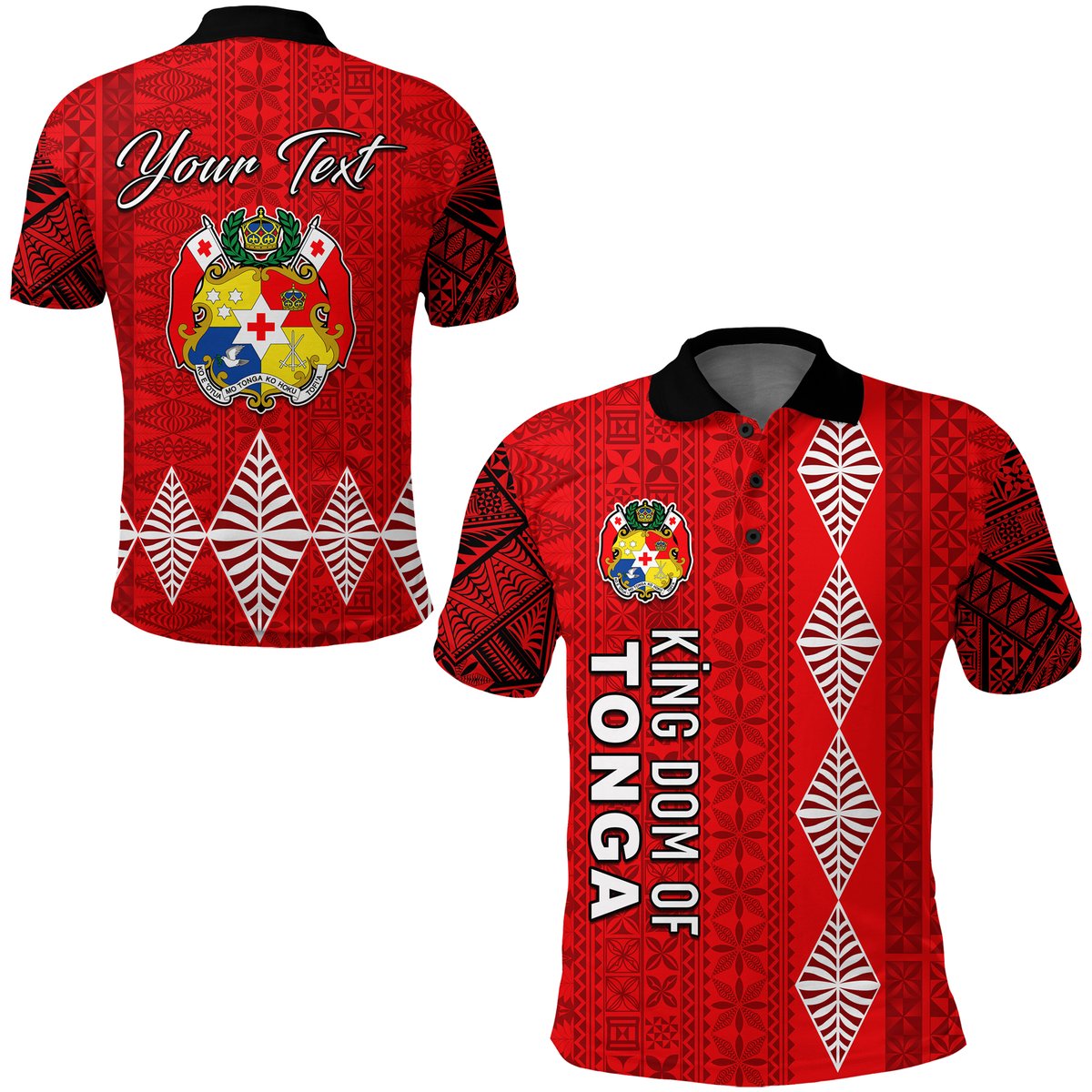 Custom Personalised Kingdom of Tonga Polo Shirt 2021 Tonga National Day