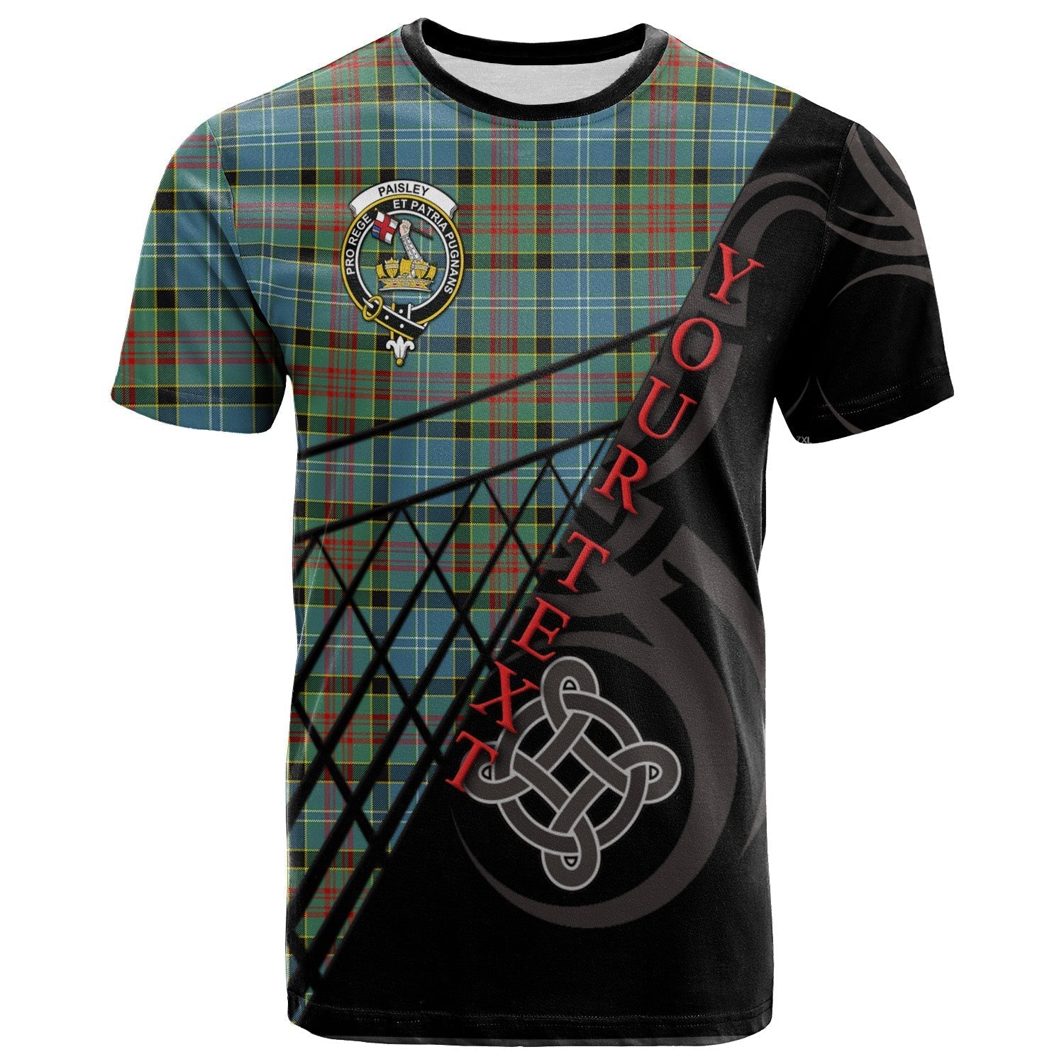 Printivon Paisley T Shirt Pattern Celtic 