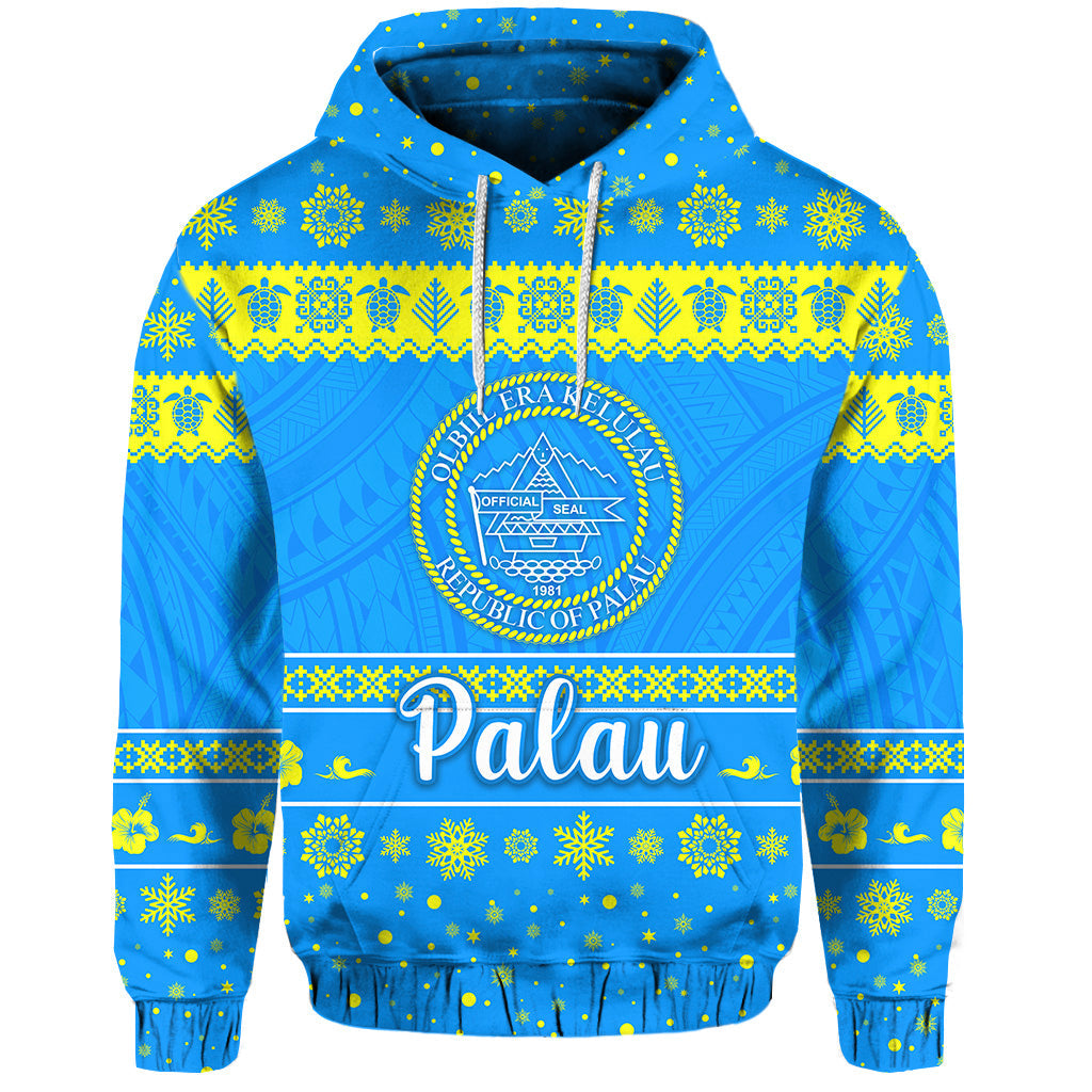 Palau Christmas Hoodie Simple Style