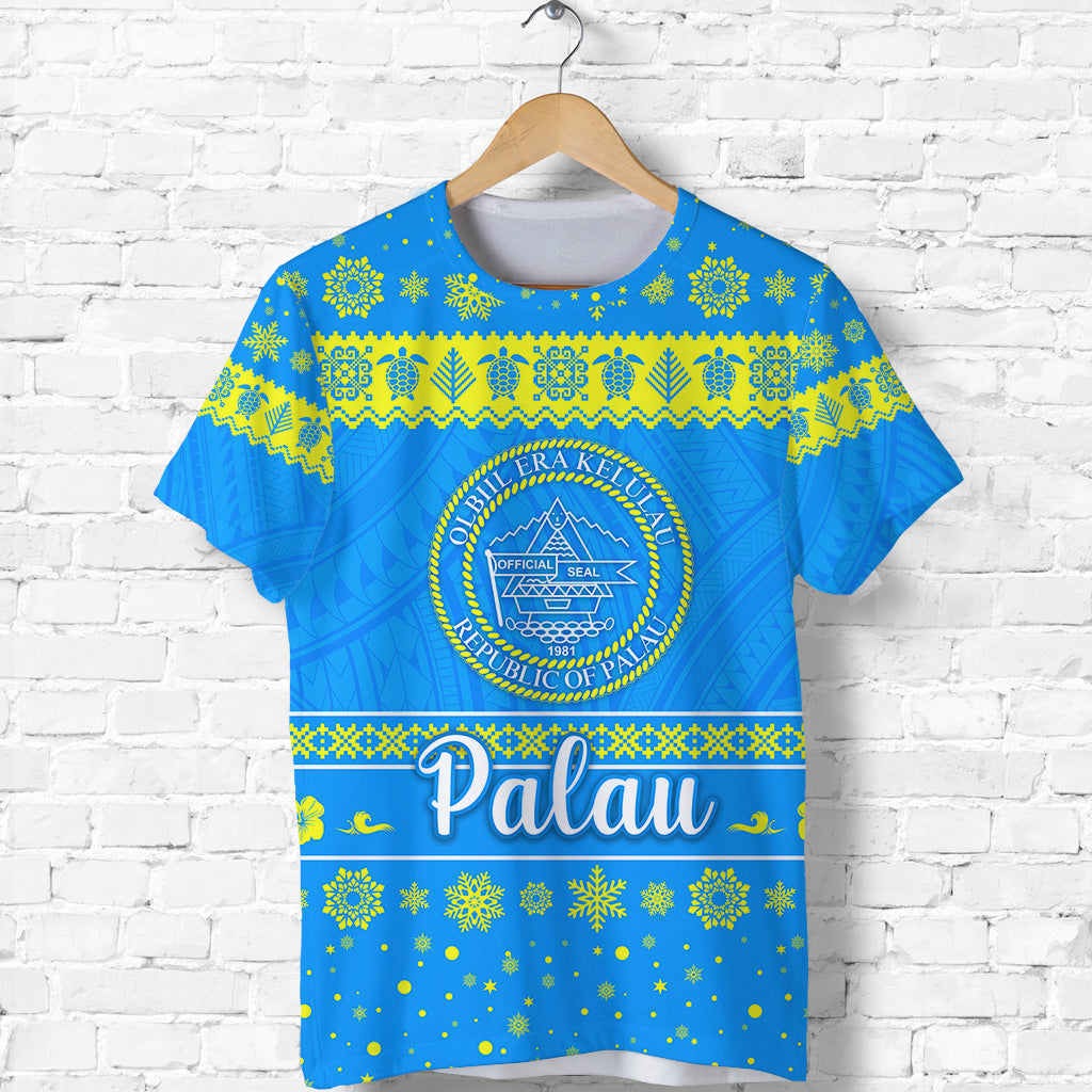 Palau Christmas T Shirt Simple Style
