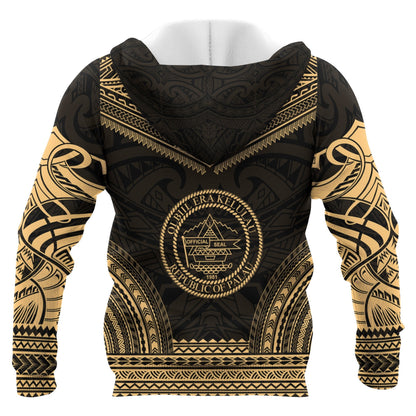 Palau Polynesian Chief Hoodie Gold Version
