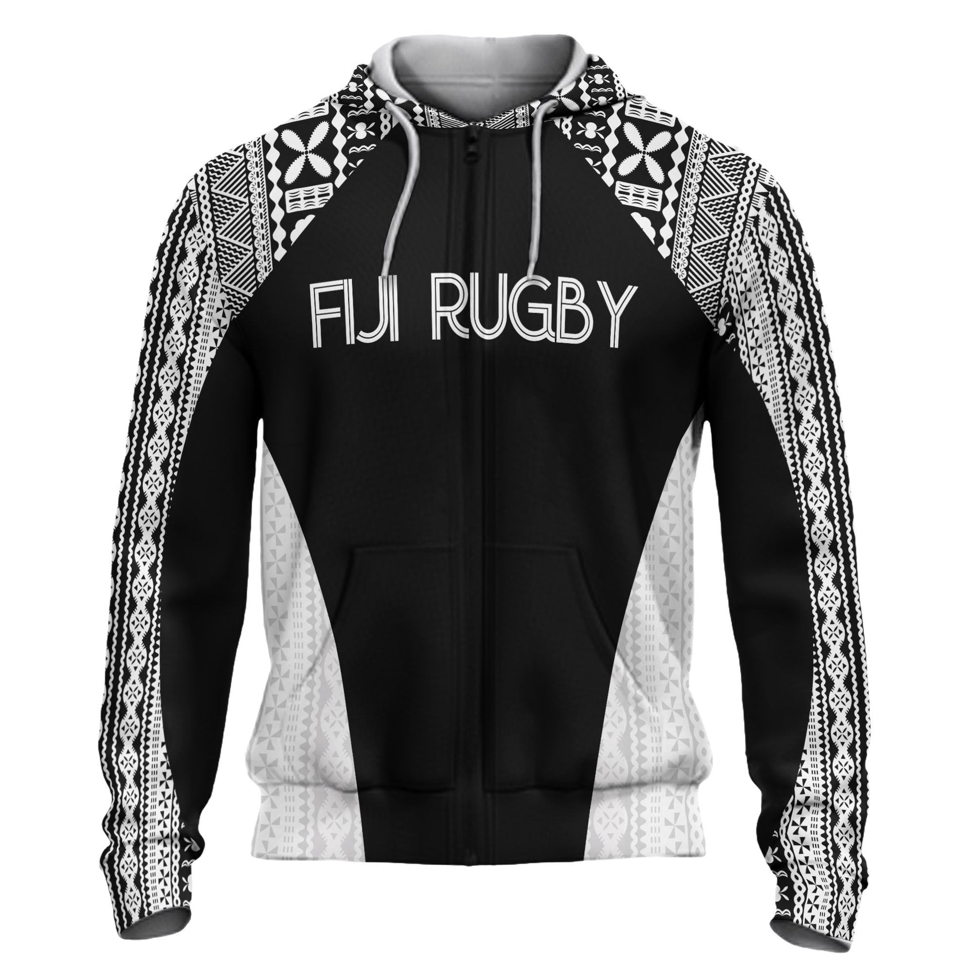 Fiji Hoodie Rugby Palm Symbol