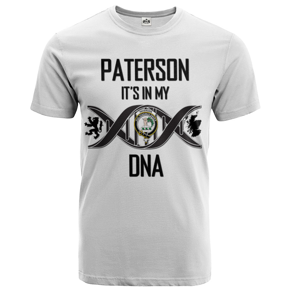Printivon Paterson Clan DNA In Me Crest T Shirt