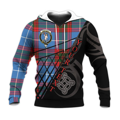 Printivon Pennycook Knitted Hoodie Pattern Celtic Custom Text