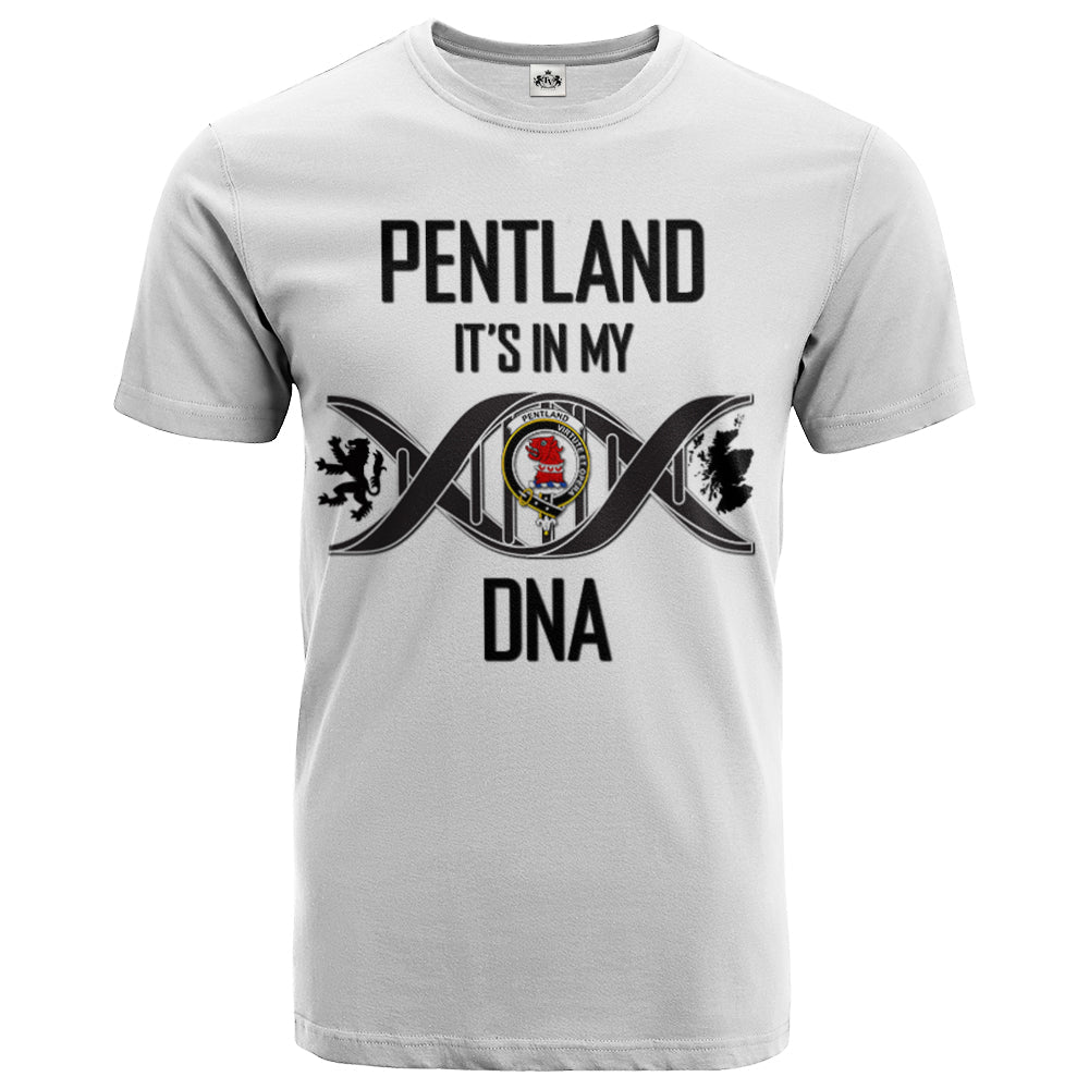 Printivon Pentland Clan DNA In Me Crest T Shirt
