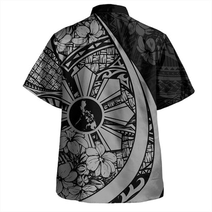 Philippines Filipinos Hawaiian Shirt National Sampaguita Flower Symbols Style Short Sleeve Shirt