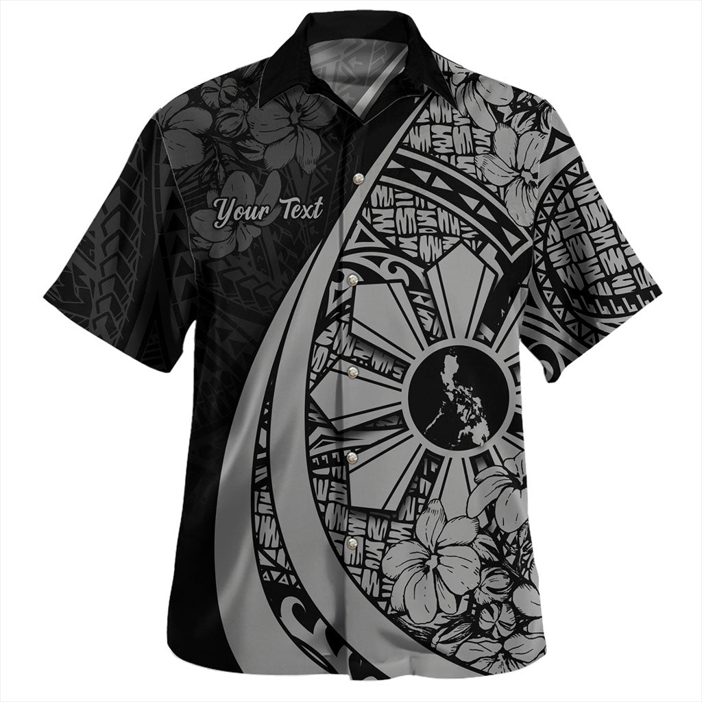 Philippines Filipinos Hawaiian Shirt National Sampaguita Flower Symbols Style Short Sleeve Shirt