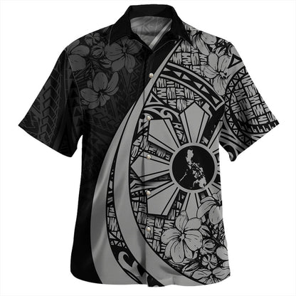 Philippines Filipinos Hawaiian Shirt National Sampaguita Flower Symbols Style Short Sleeve Shirt