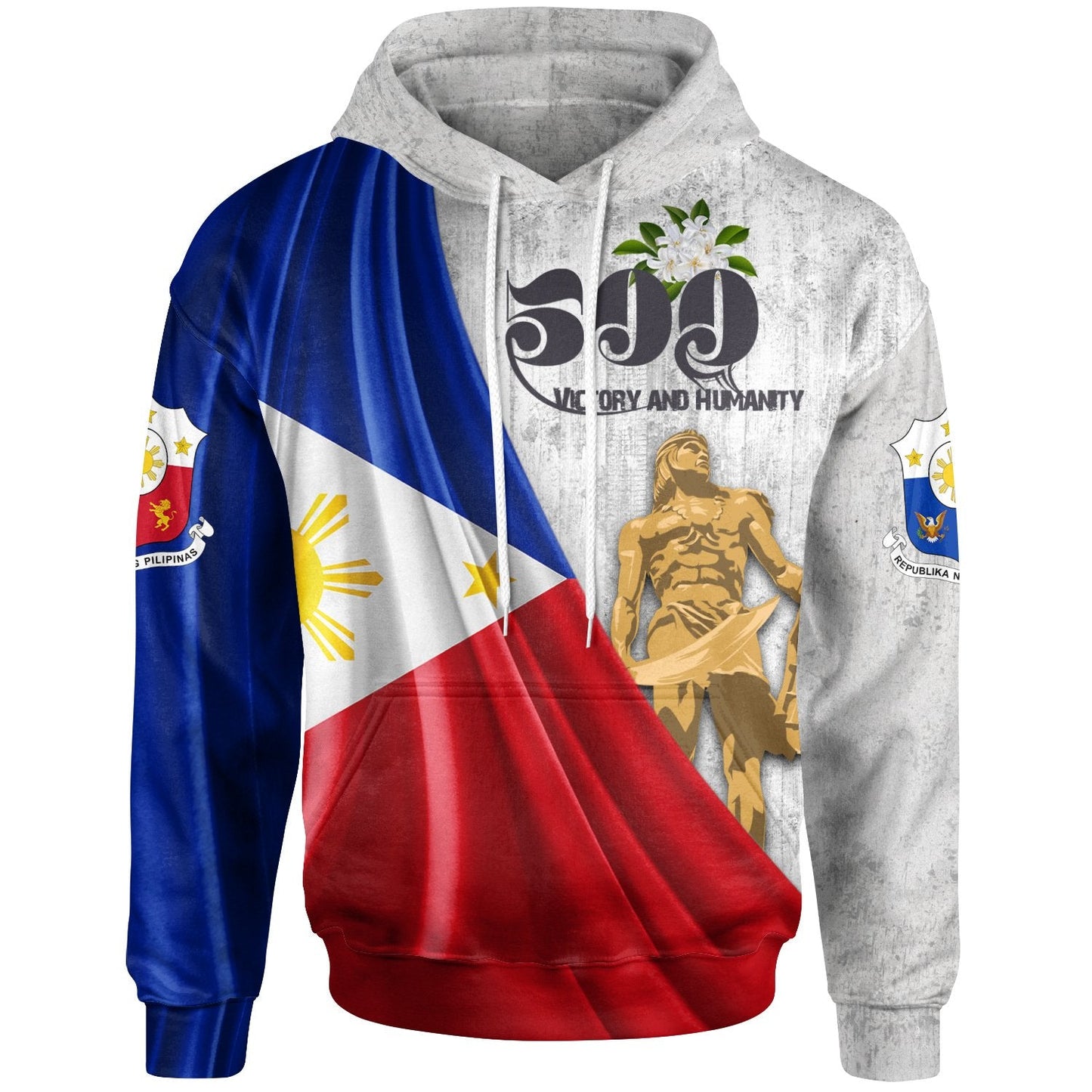 Philippines Hoodie 500th Victory And Humanity Style Flag
