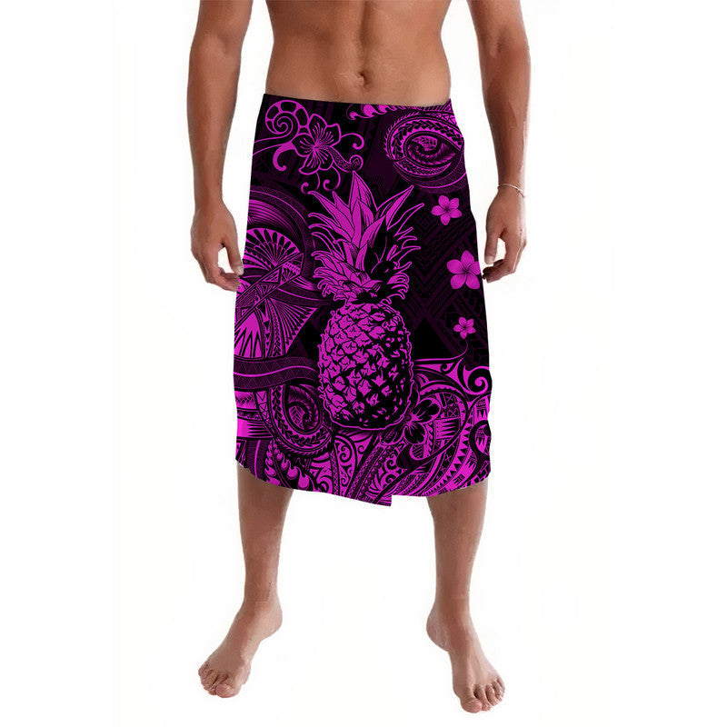 Hawaii Pineapple Polynesian Lavalava Unique Style - Pink