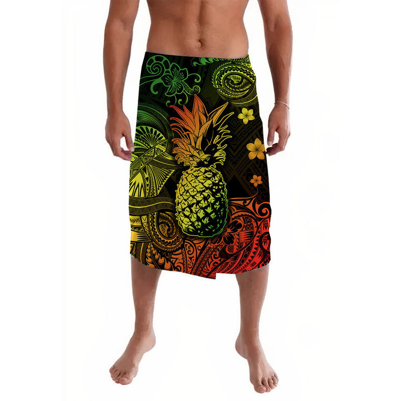 Hawaii Pineapple Polynesian Lavalava Unique Style - Reggae