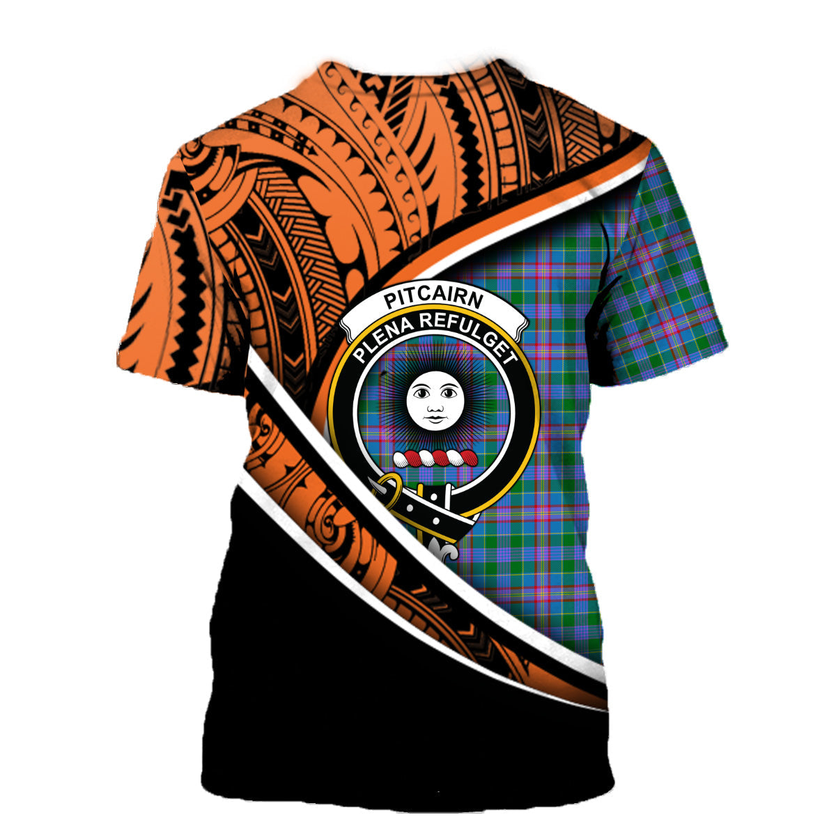 Printivon Pitcairn Hunting T Shirt Pattern Polynesian