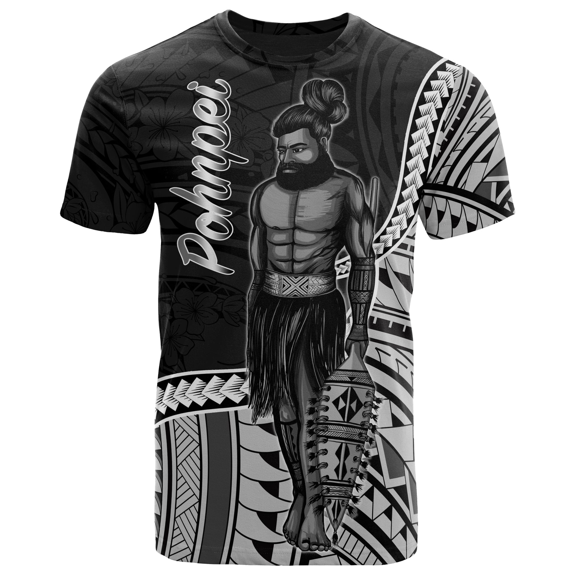 Pohnpei State T Shirt Seal Of Pohnpei State Polynesian Patterns