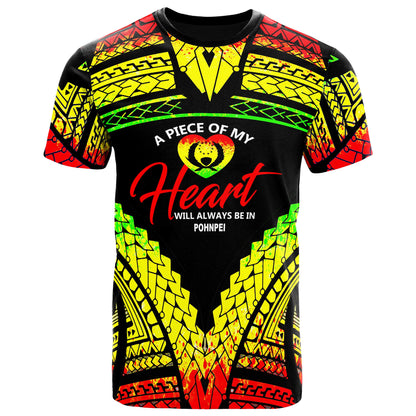 Pohnpei T Shirt A Pice Of My Heart Reggae