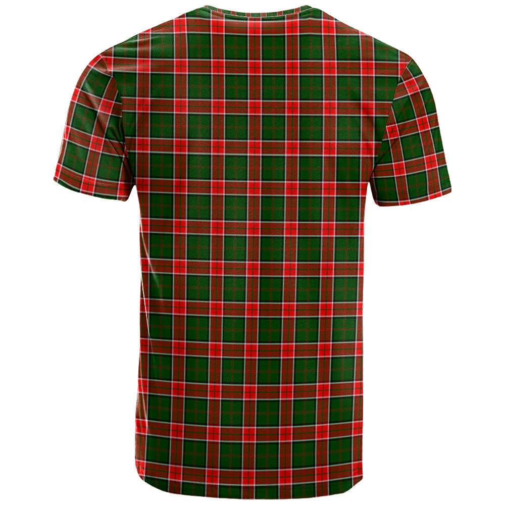 Printivon Pollock Modern Clan DNA In Me Tartan Crest T Shirt