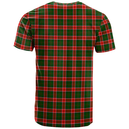 Printivon Pollock Modern Clan DNA In Me Tartan Crest T Shirt