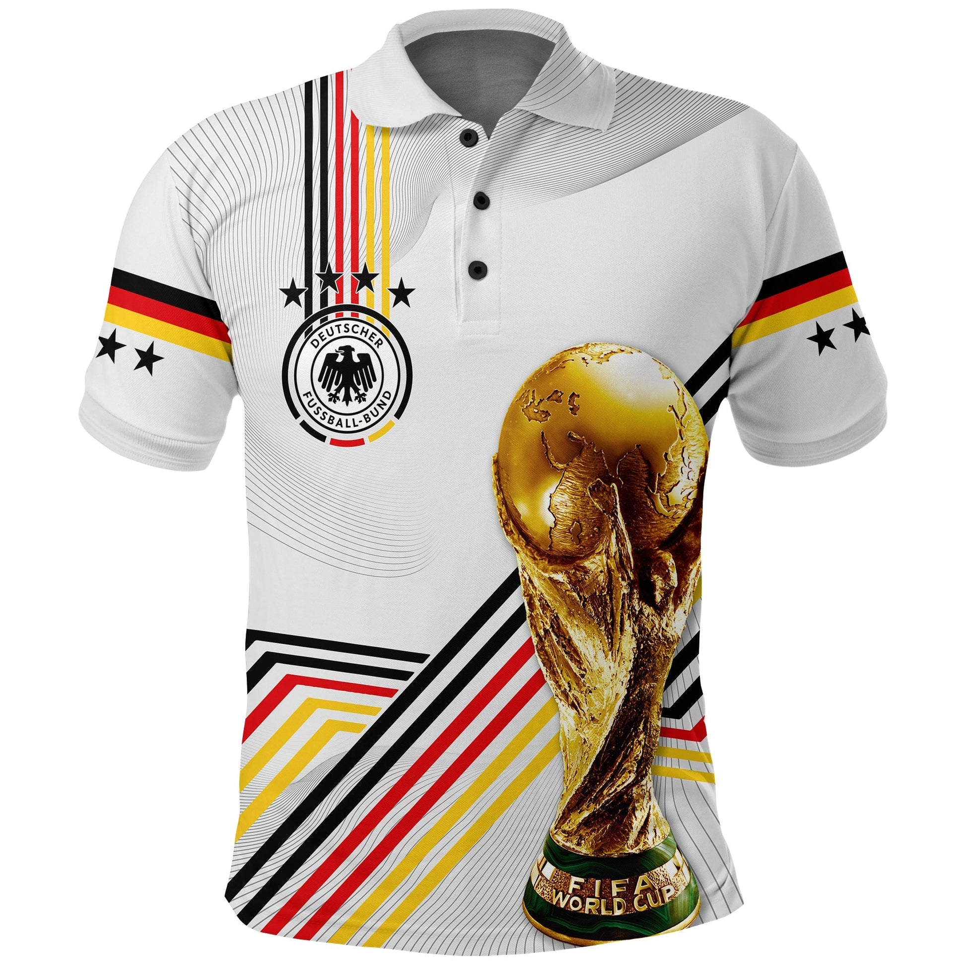 Custom Germany Polo Shirt Football 2022 Champions