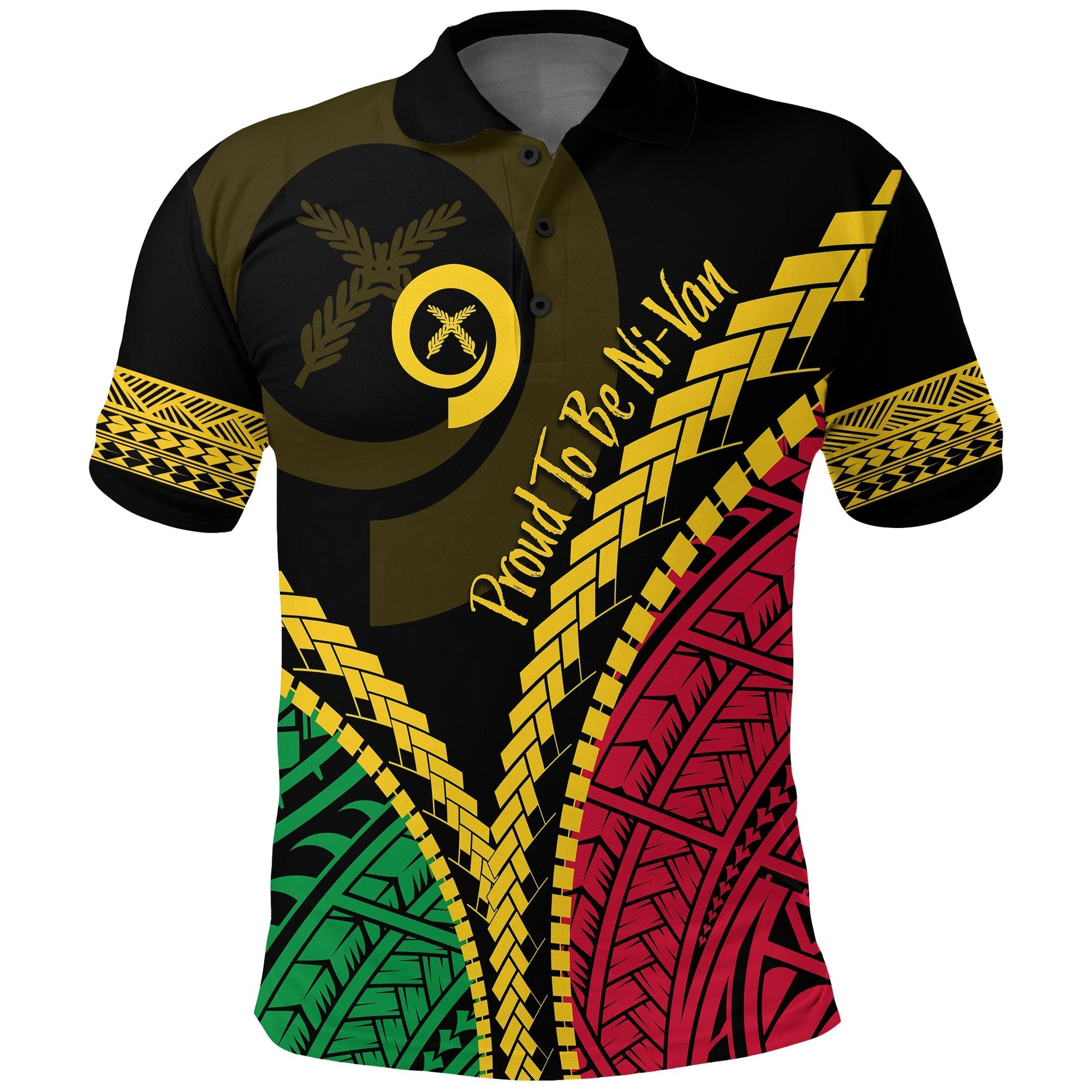 Vanuatu Personalised Polo Shirt Proud Ni - Van Special Version