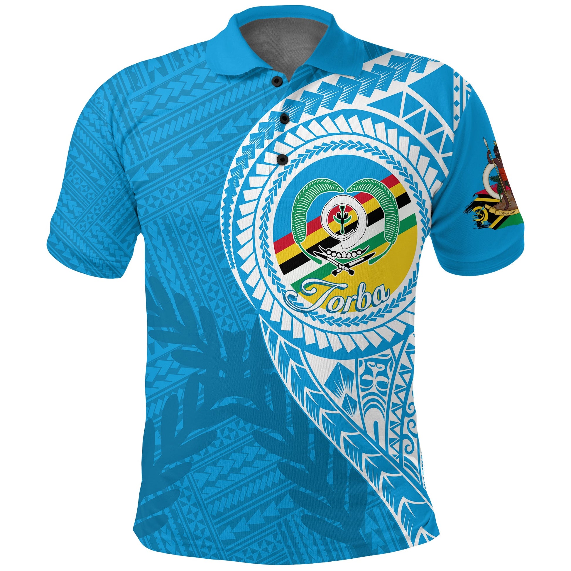 Vanuatu Torba Province Polo Shirt Torba Emblem