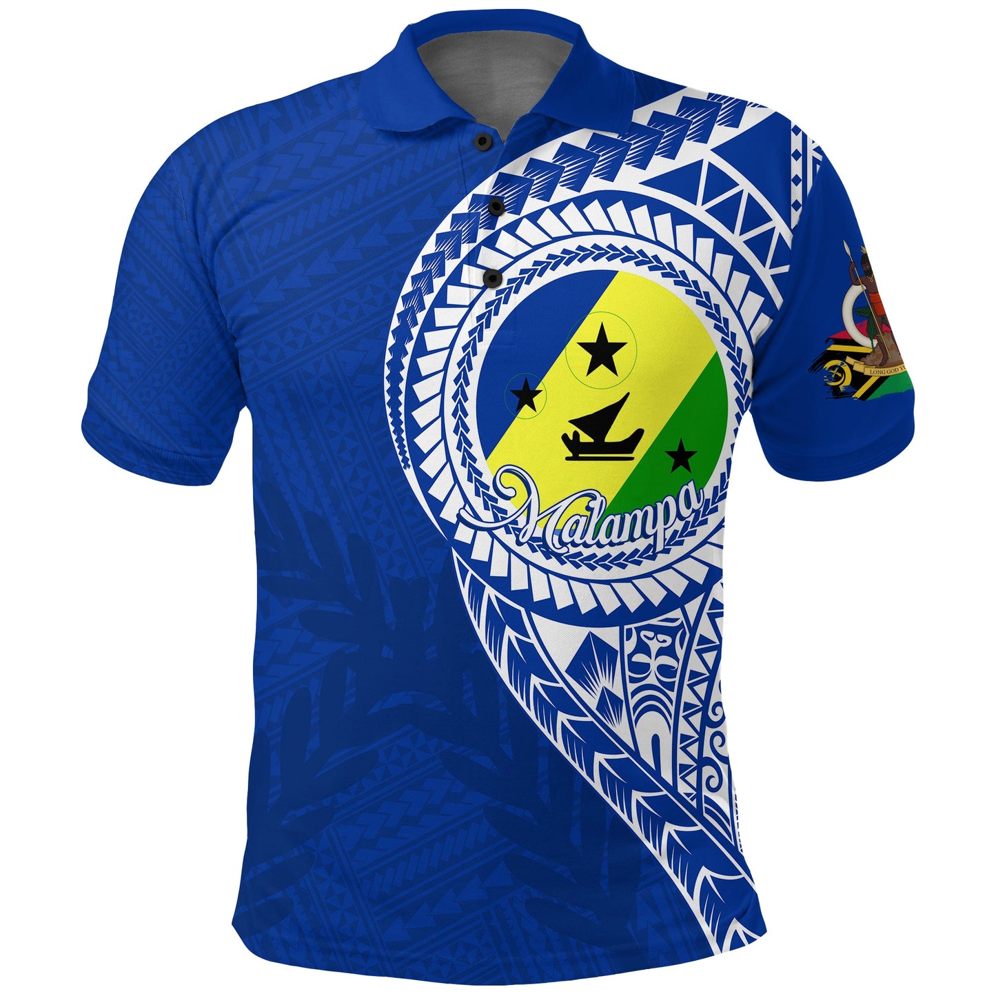 Vanuatu Malampa Province Polo Shirt Malampa Emblem