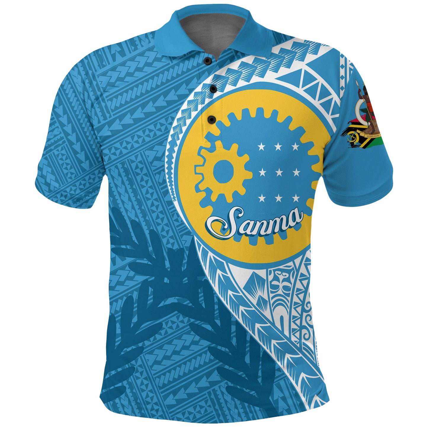 Vanuatu Sanma Province Polo Shirt Sanma Emblem Shirt