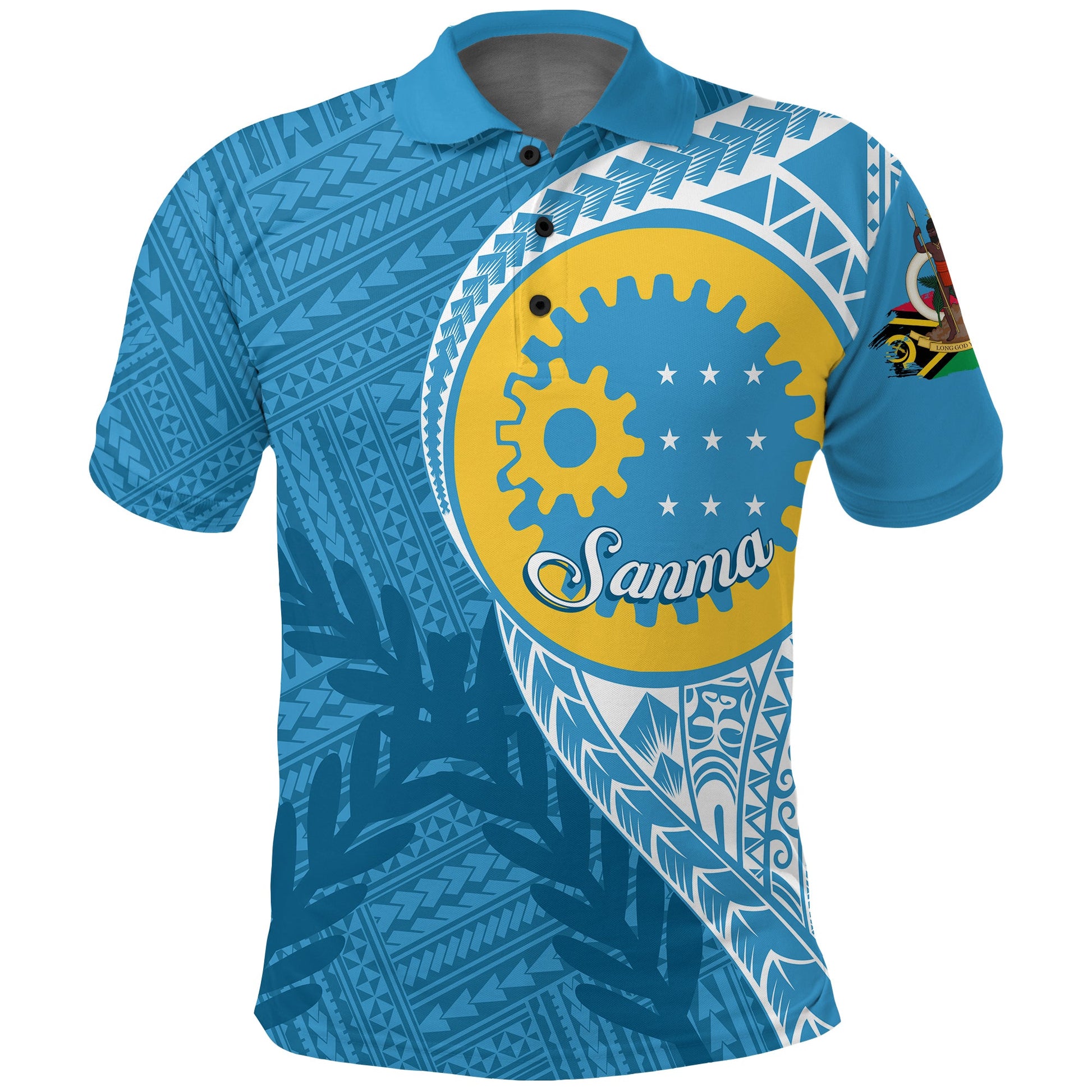Vanuatu Sanma Province Polo Shirt Sanma Emblem Shirt