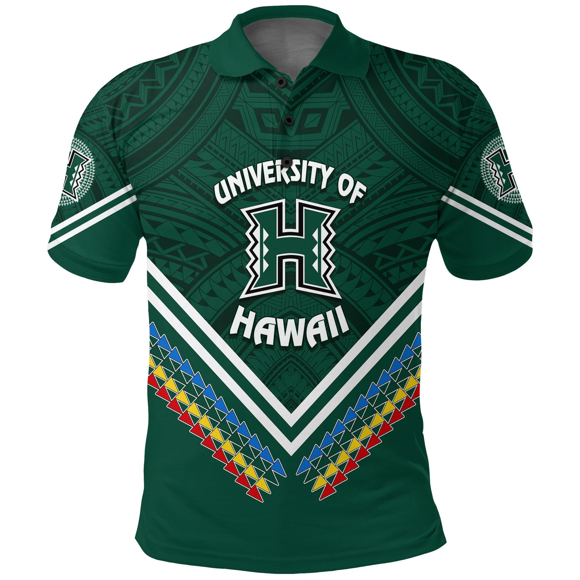Personalised Hawaii Rainbow Warriors Polo Shirt Simple Style